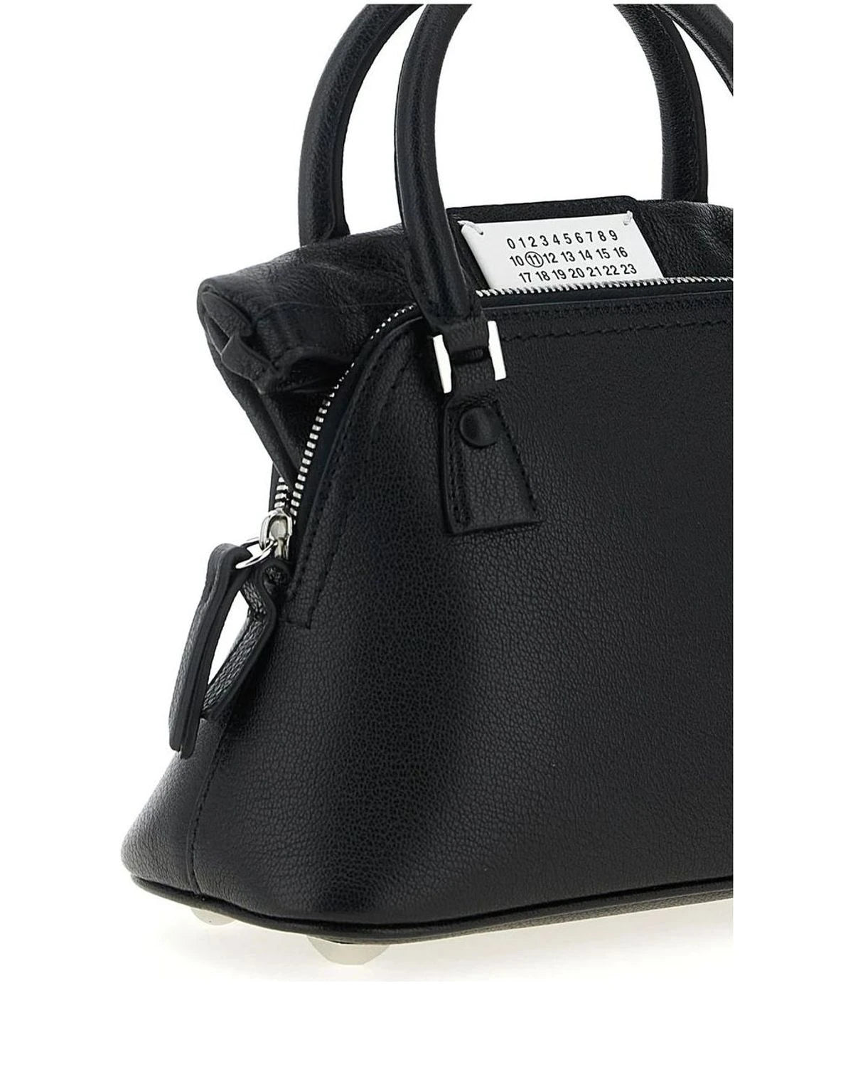 Maison Margiela Satchel Bag in black, Calfskin Leather — view 3