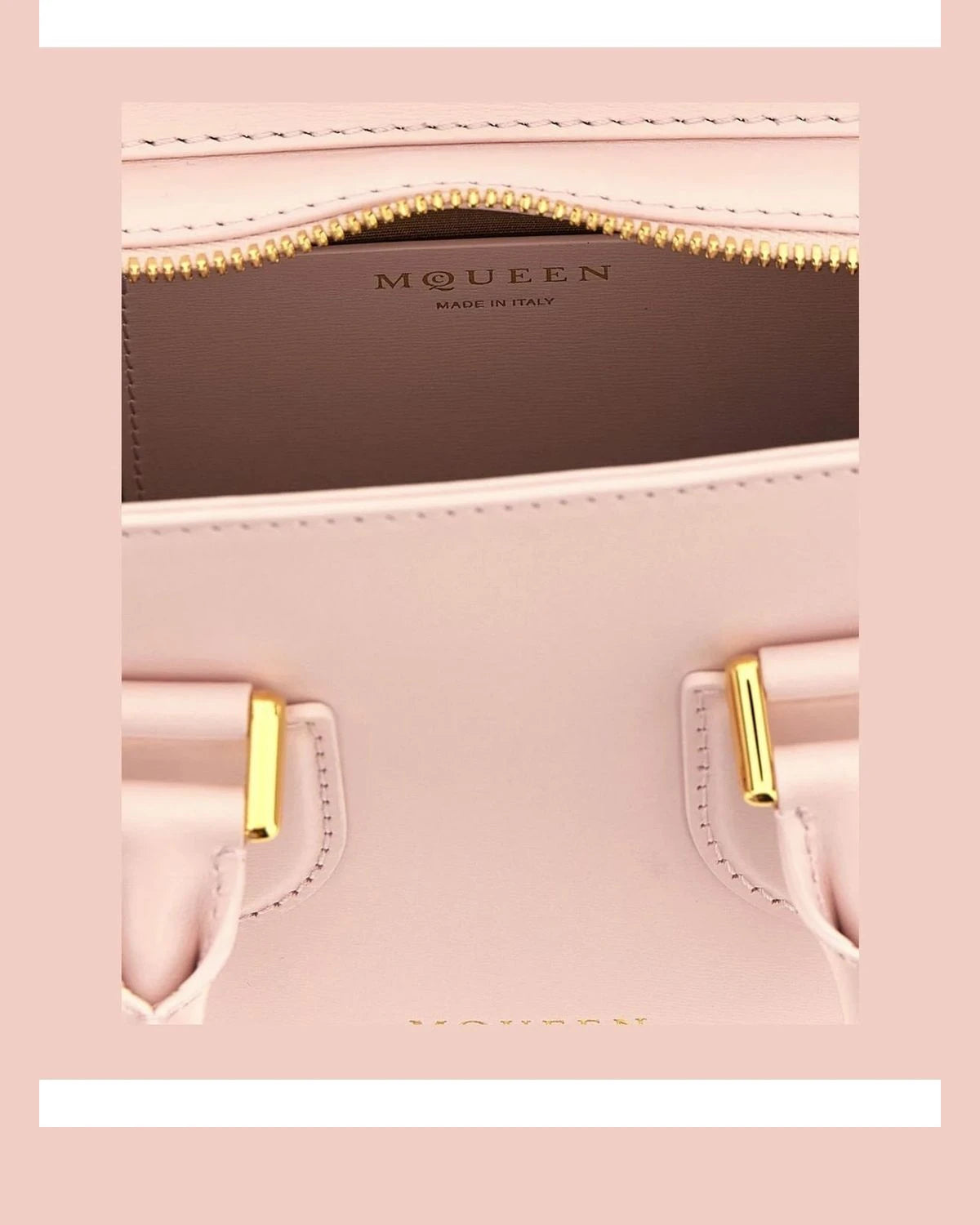 Alexander McQueen Satchel Bag in multicolor, Calfskin Leather — view 4