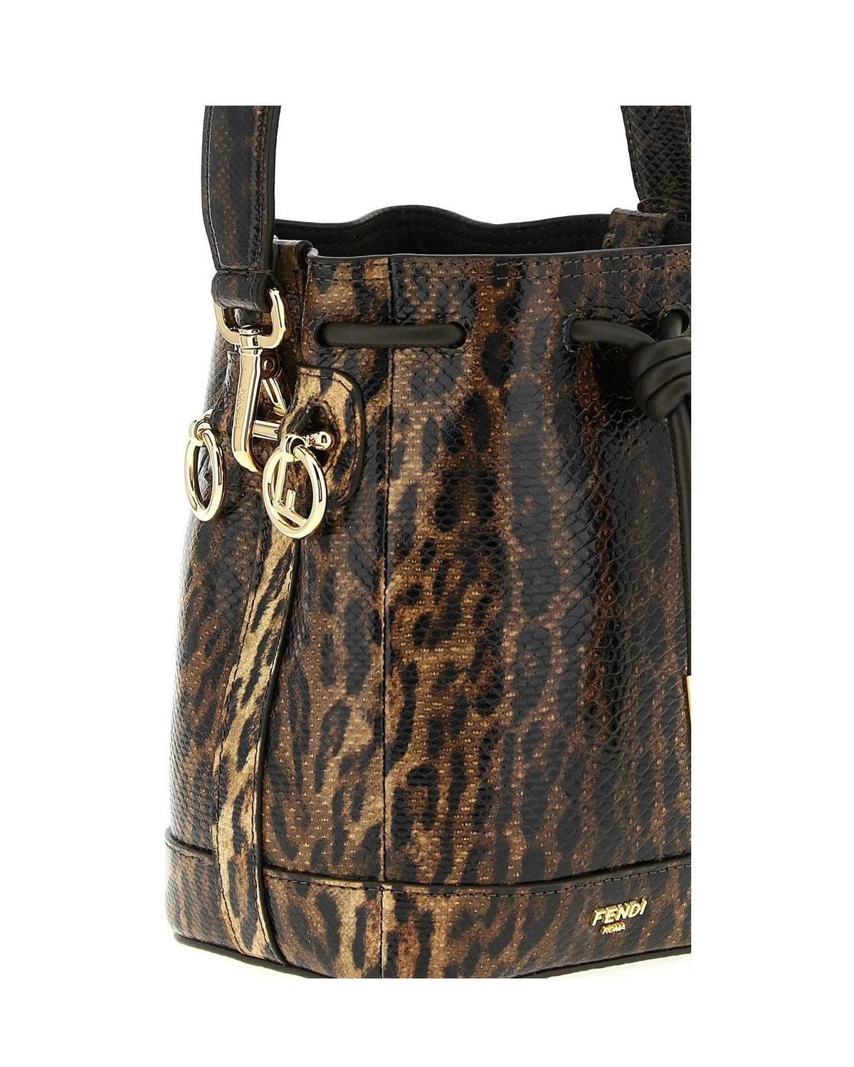 Fendi Bucket Bag in brown — view 3