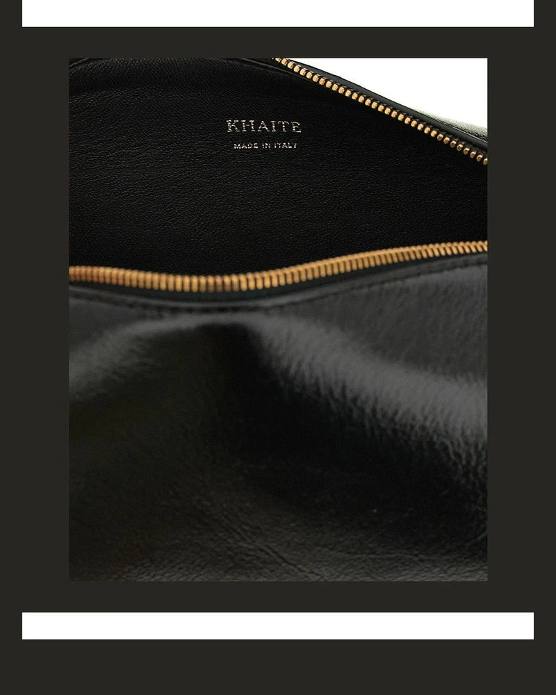 Khaite Cross Body Bag in black, Calfskin Leather — view 4