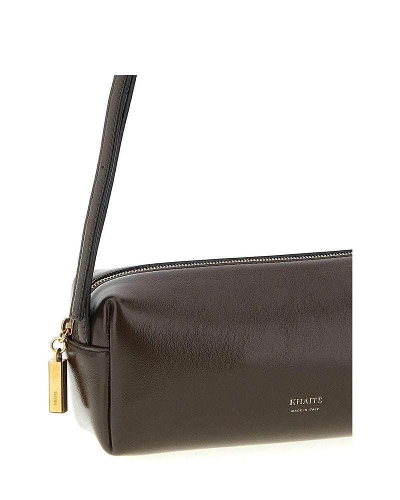 Khaite Cross Body Bag in brown, Calfskin Leather — view 3