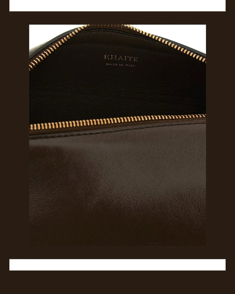 Khaite Cross Body Bag in brown, Calfskin Leather — view 4
