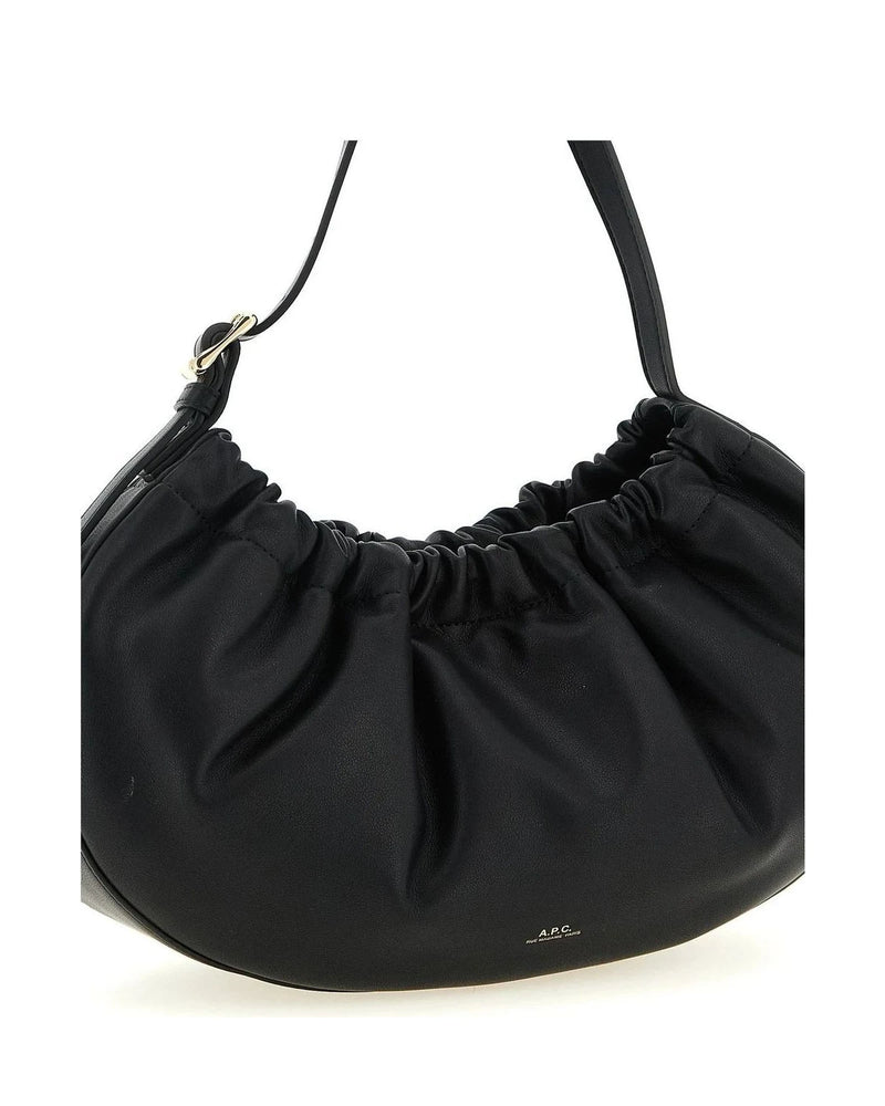A.P.C. Shoulder Bag in black, Soft Cowhide — view 3