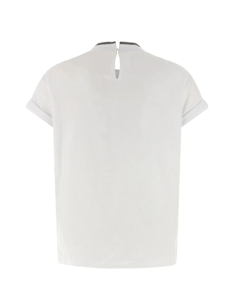 Brunello Cucinelli T-Shirt in white — view 2