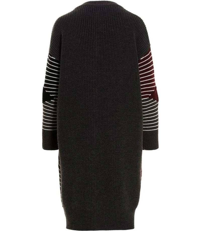 Stella McCartney Wrap Coat in multicolor, Virgin Wool — view 2