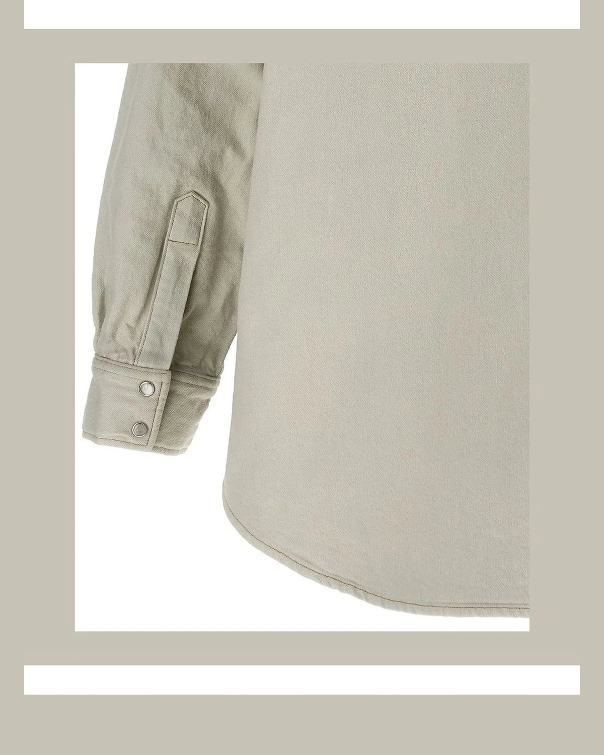 Maison Margiela Trucker Jacket in white, Cotton — view 4