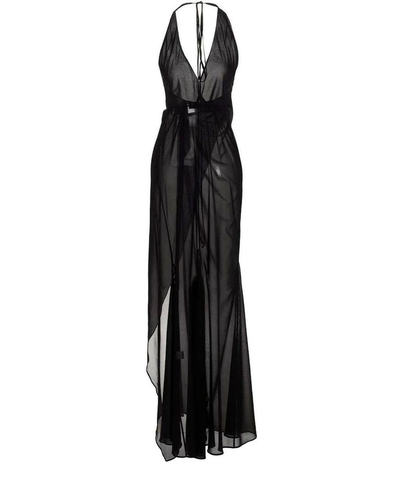 Louisa Ballou Dresse in black, Silk — view 2