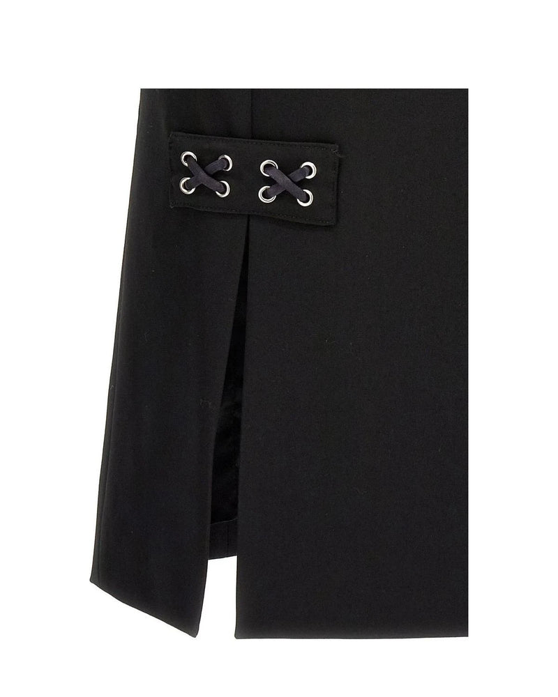 Alessandra Rich Skirt in black, Wool — view 4