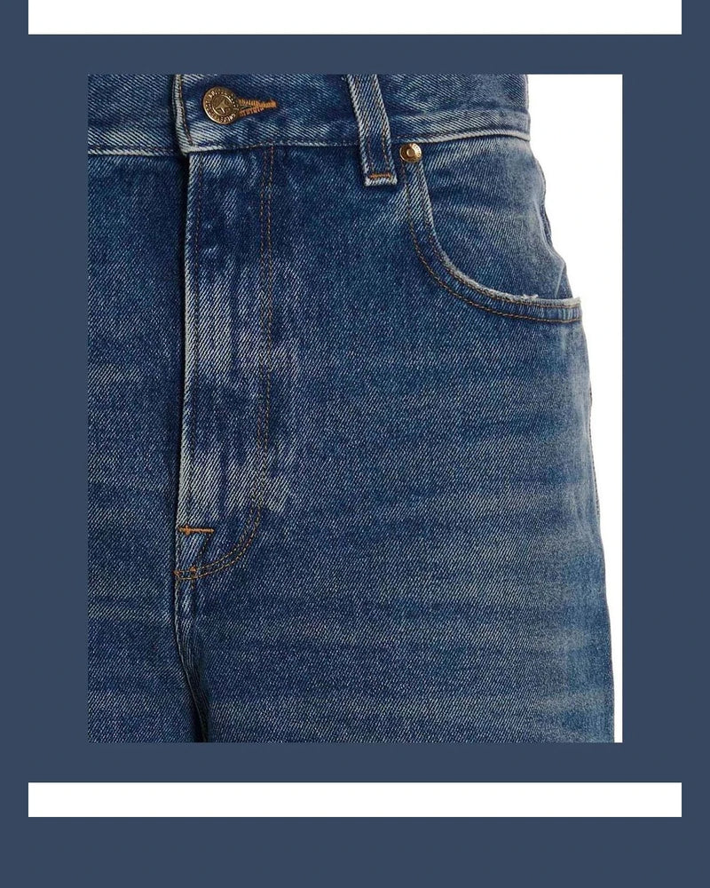 Golden Goose Jean in blue — view 3
