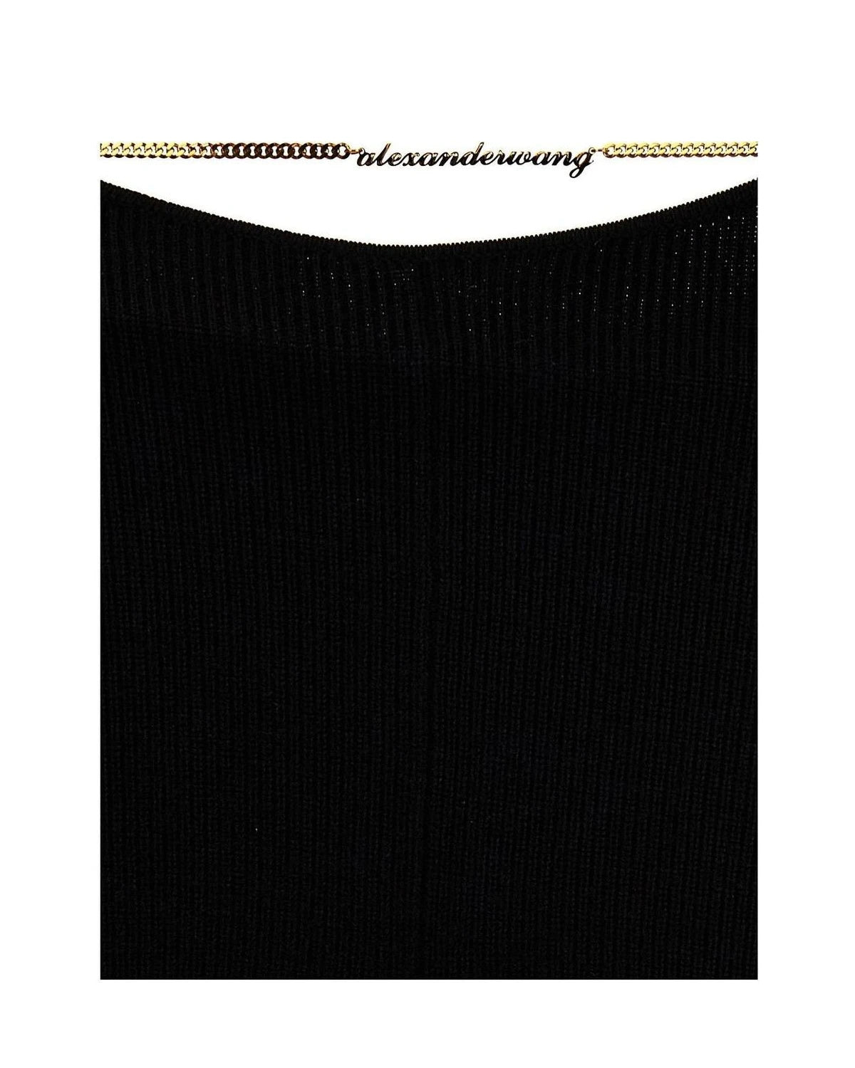 Alexander Wang Palazzo Pant in black, Wool — view 4