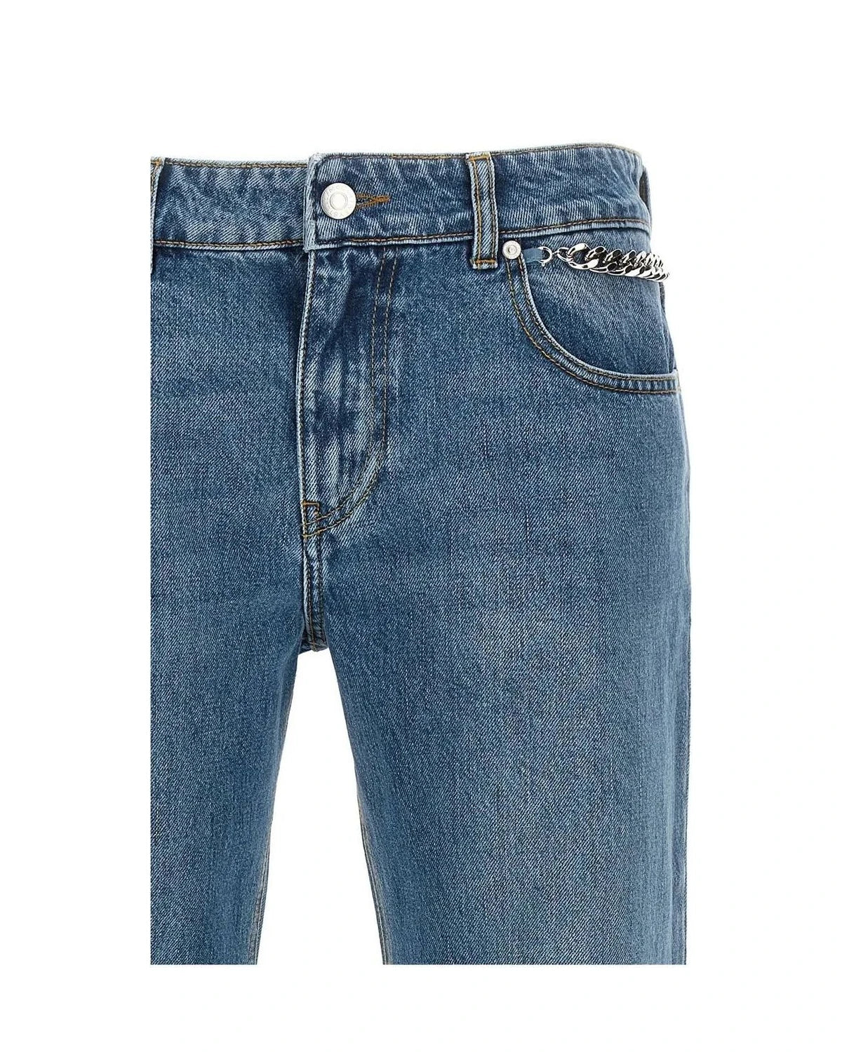 Stella McCartney Jean in blue, Cotton — view 3