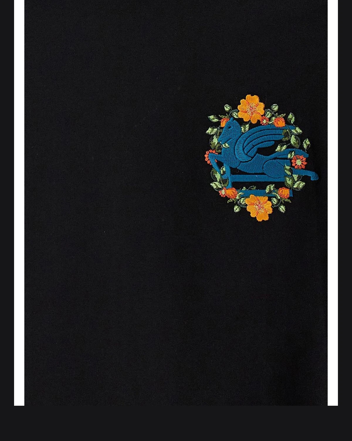 Etro Black T-Shirt 