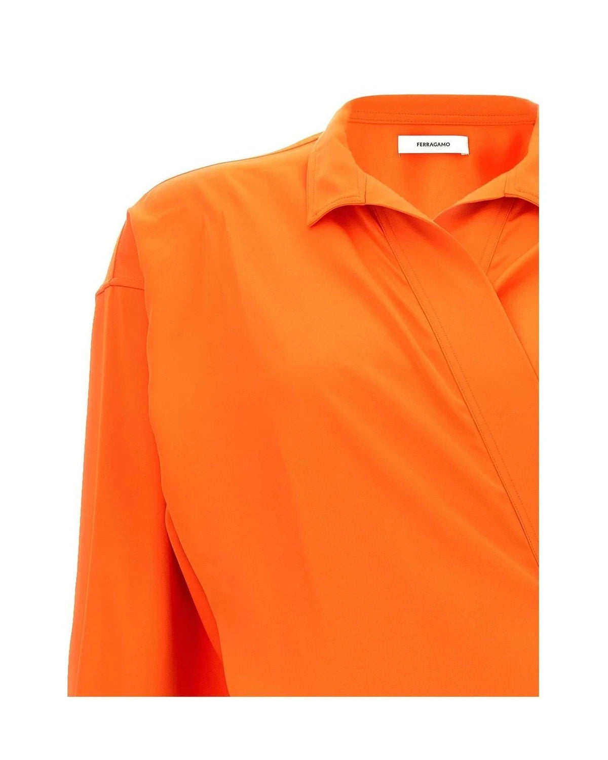 Ferragamo Blouse in orange, Viscose — view 3