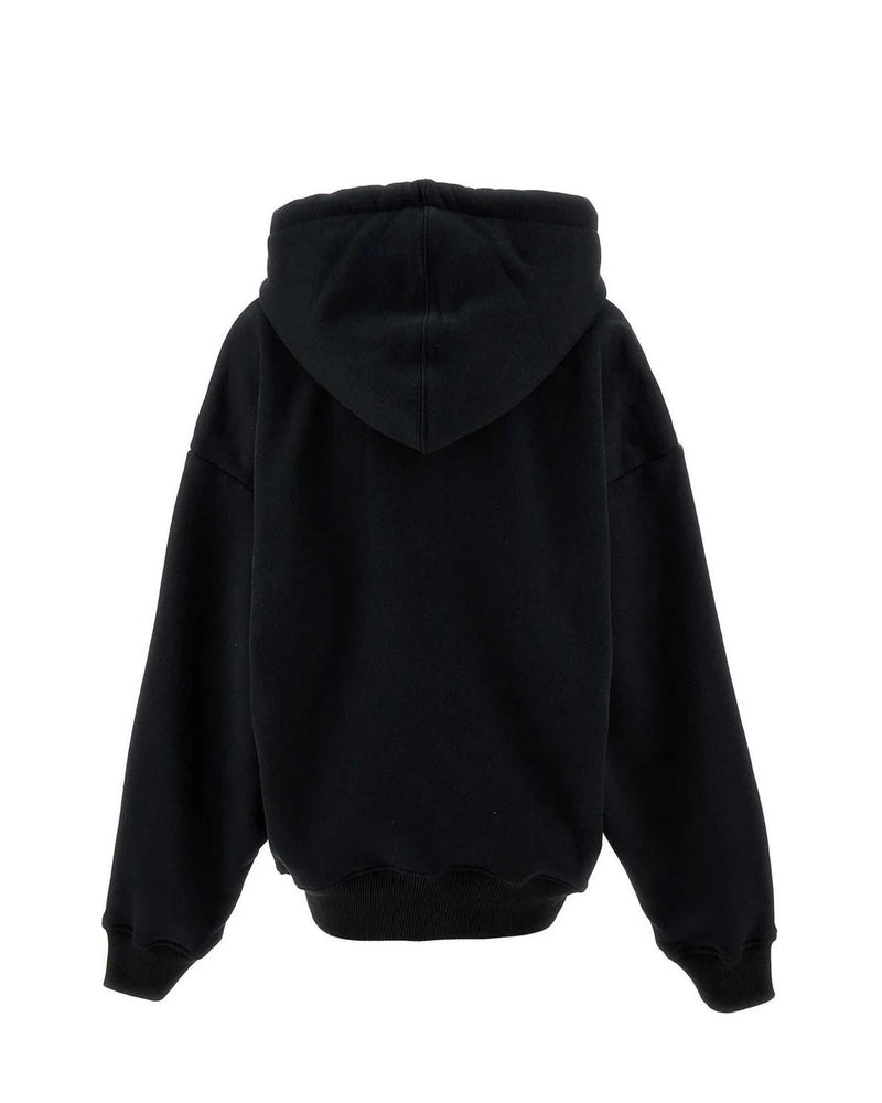 Off-White Hoodie in black, Cotton — view 2