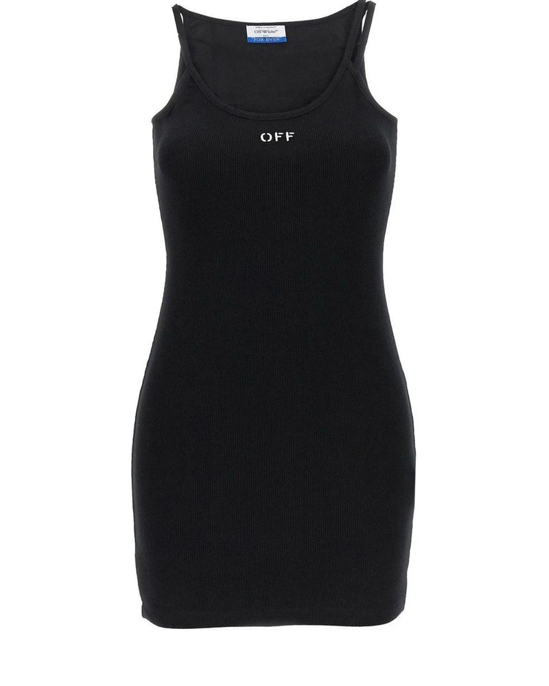 Off-White Dresse in black, Cotton