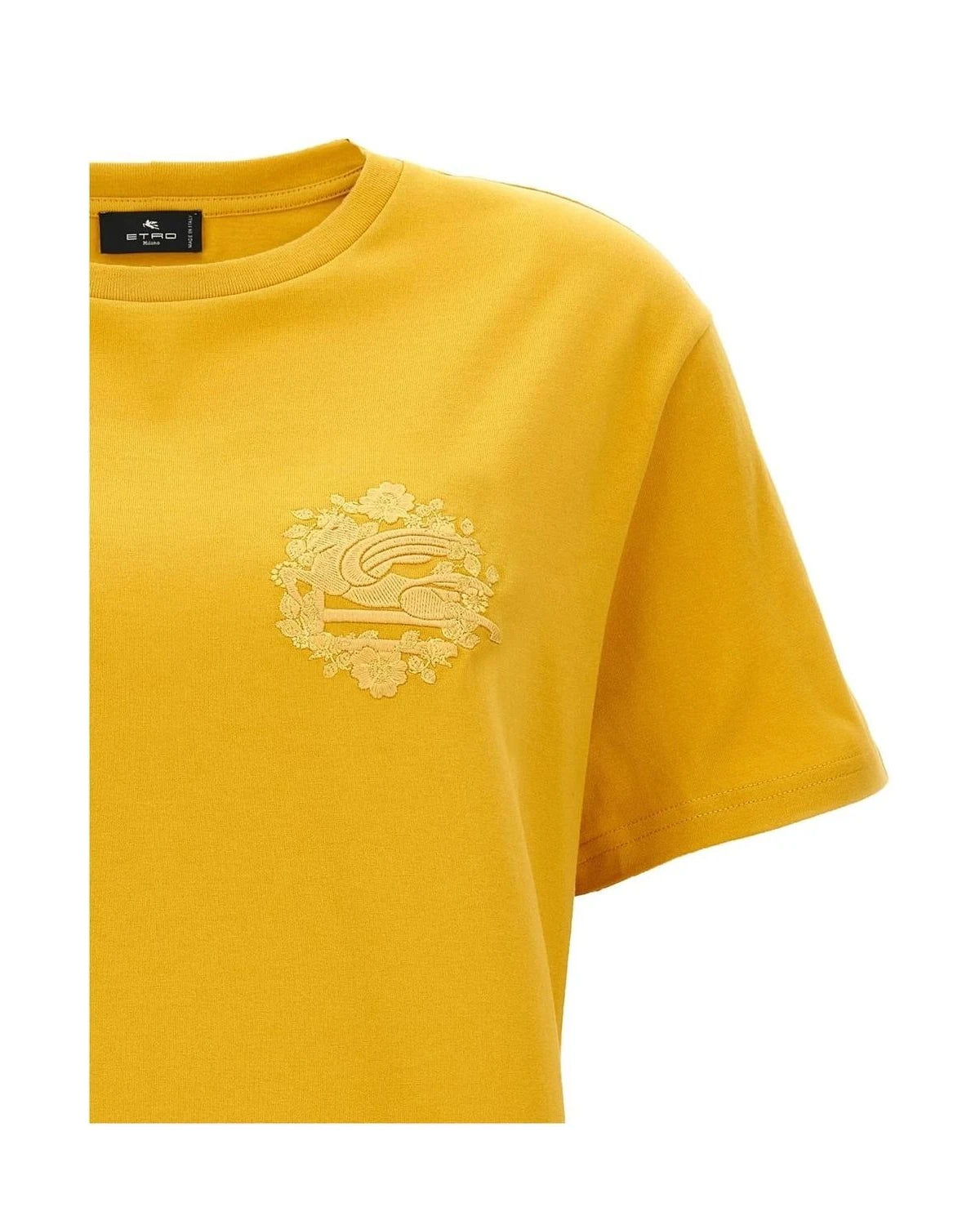 Etro T-Shirt in yellow — view 3