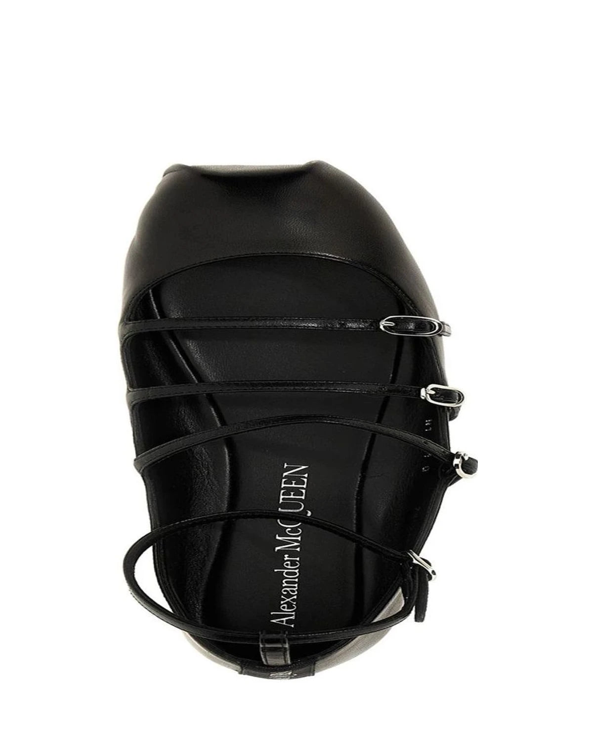 Alexander McQueen Flats in black, Calf Leather — view 4
