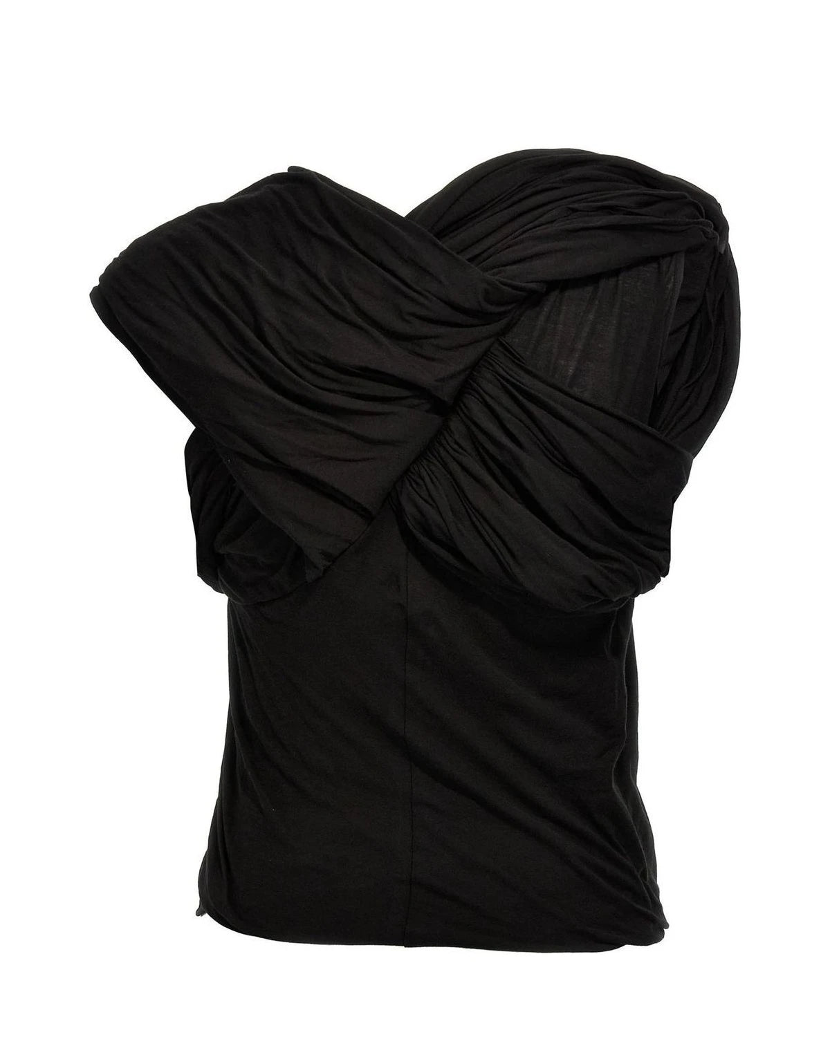 Rick Owens Tank Top in black, Cotton — view 2