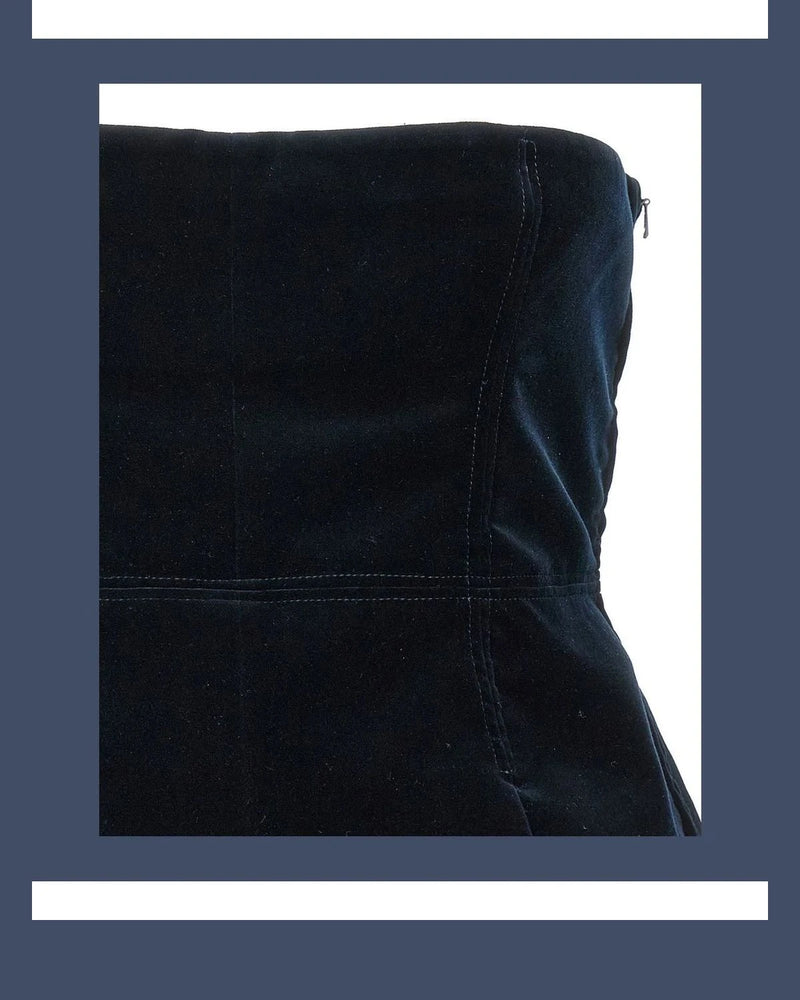 Tom Ford Corset Top in blue — view 3