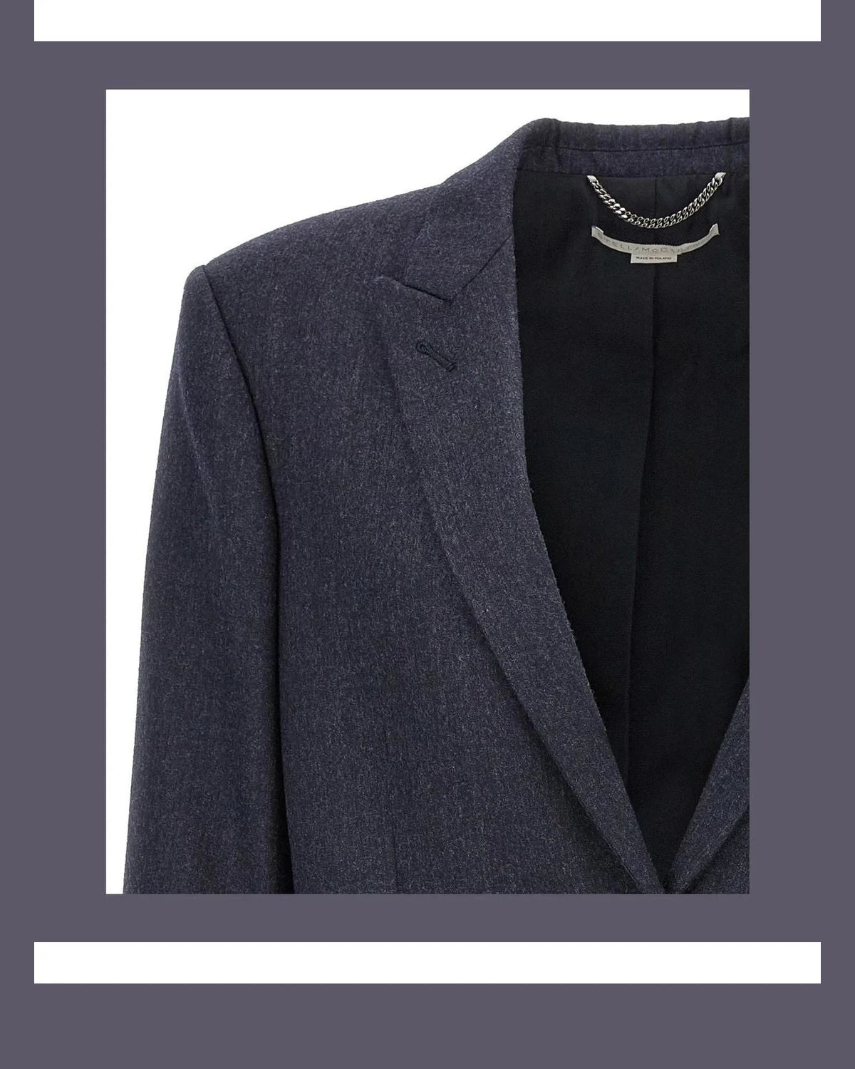 Stella McCartney Blazer in blue, Viscose — view 3