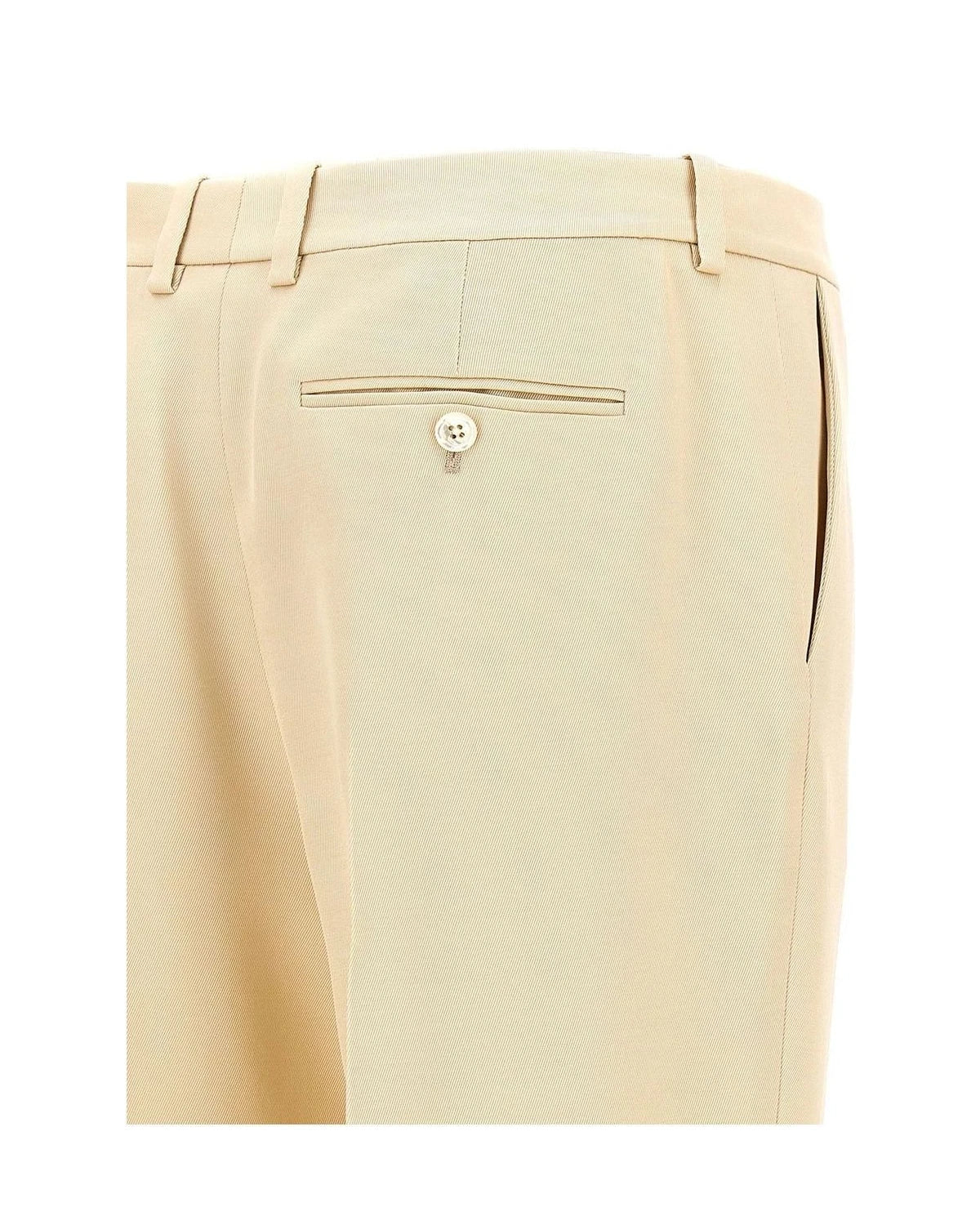 Tom Ford Trouser in beige, Silk — view 4