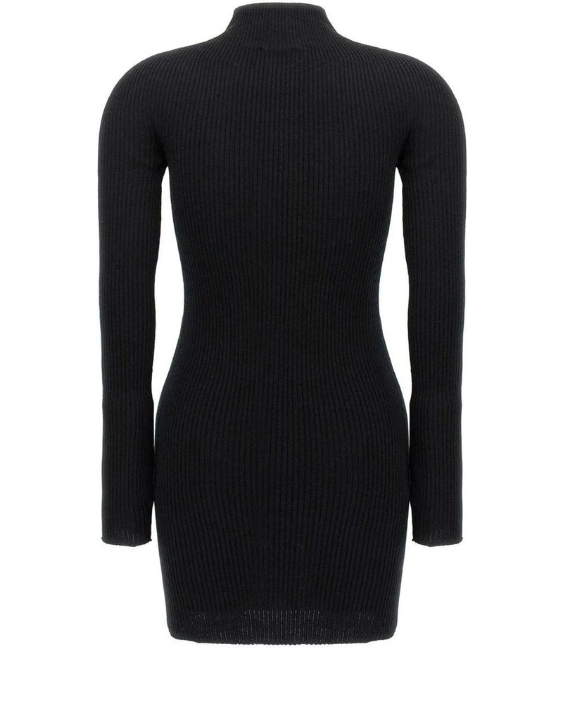 Courrèges Dresse in black, Cotton — view 2