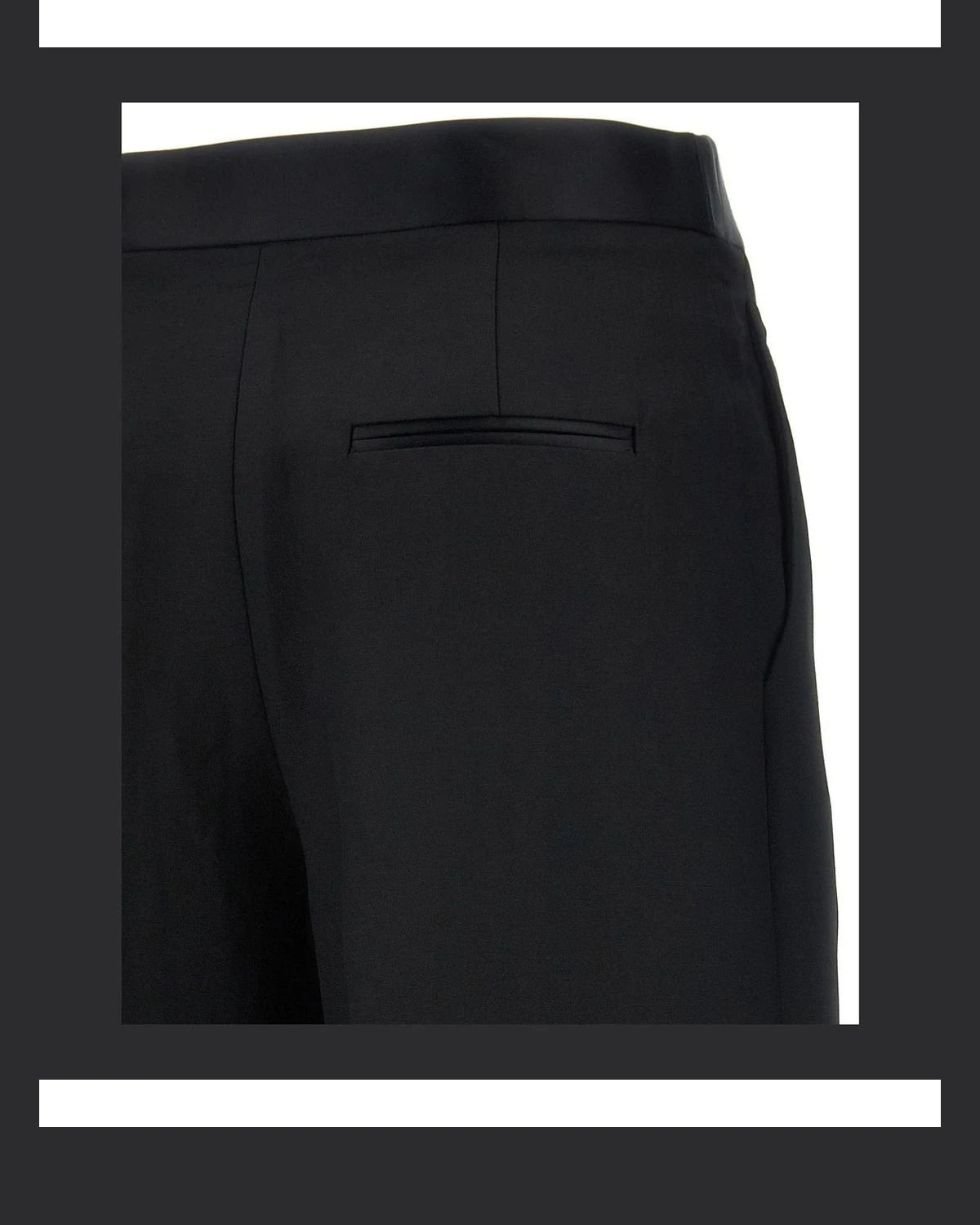 Khaite Trouser in black, Viscose — view 4