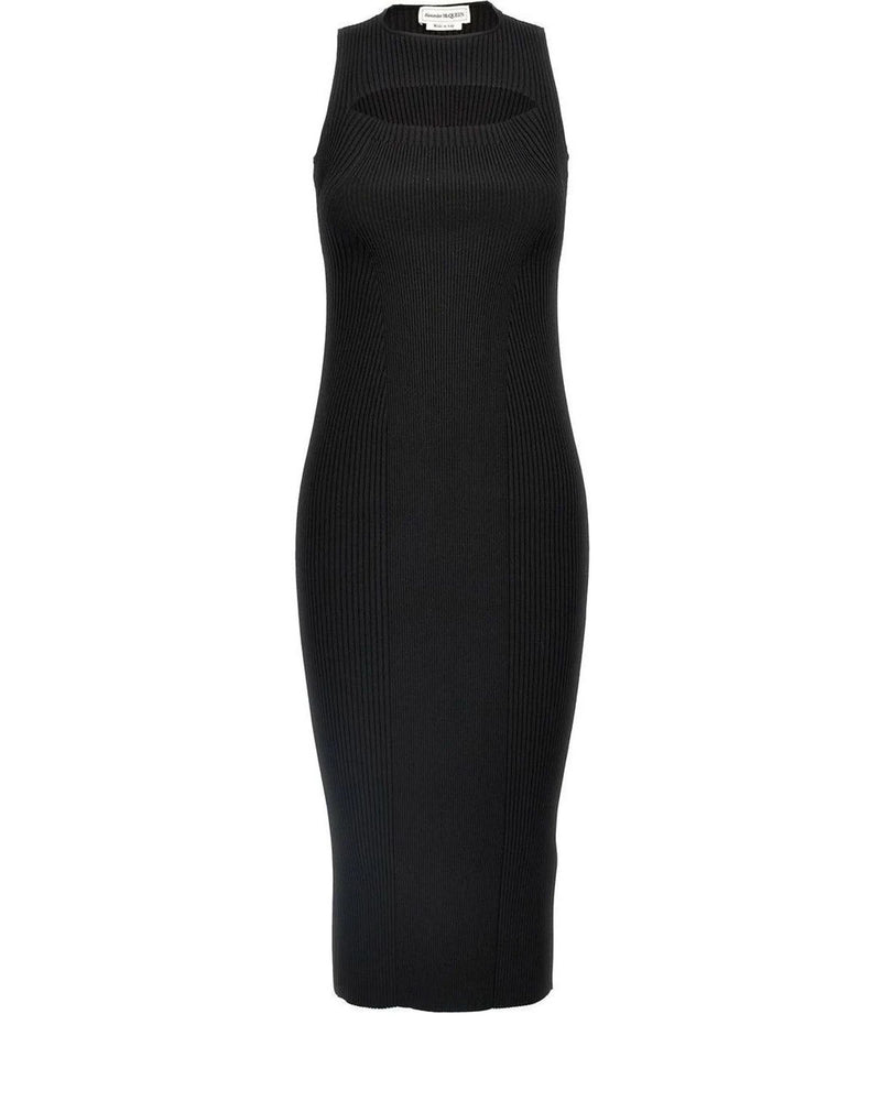 Alexander McQueen Dresse in black, Viscose