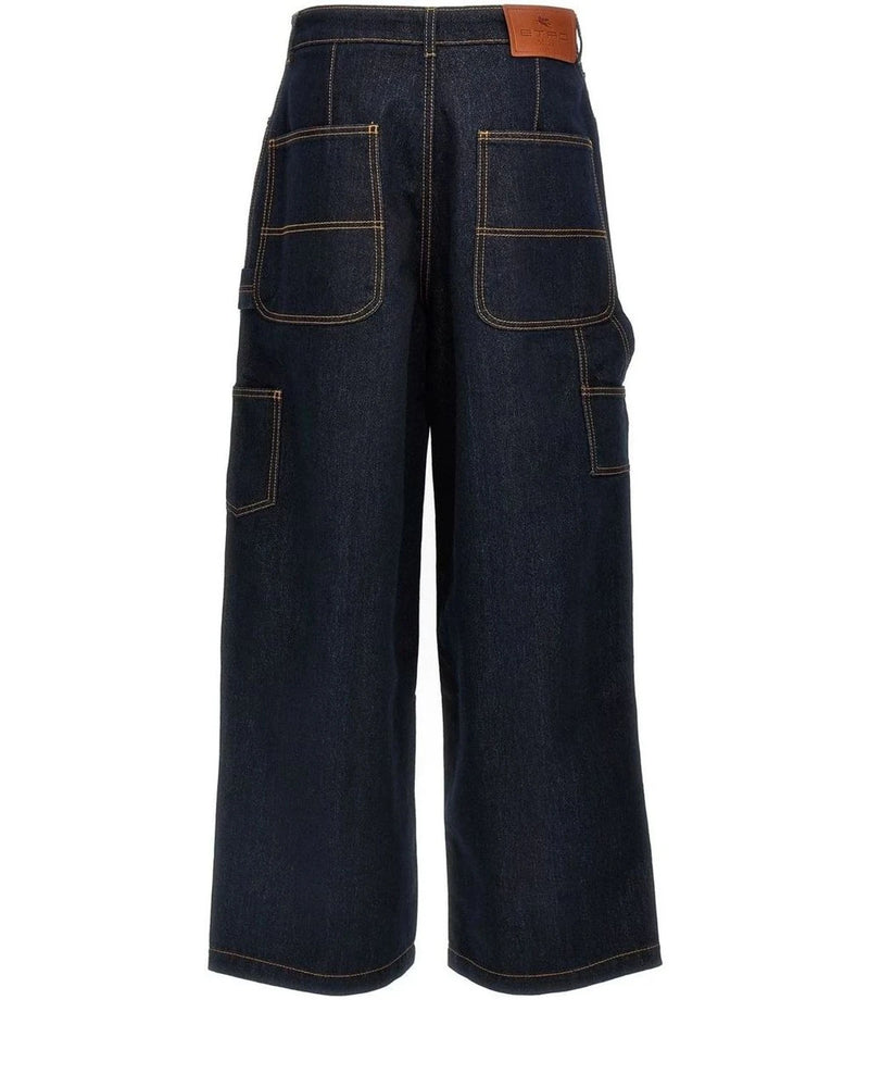Etro Jean in blue, Cotton — view 2