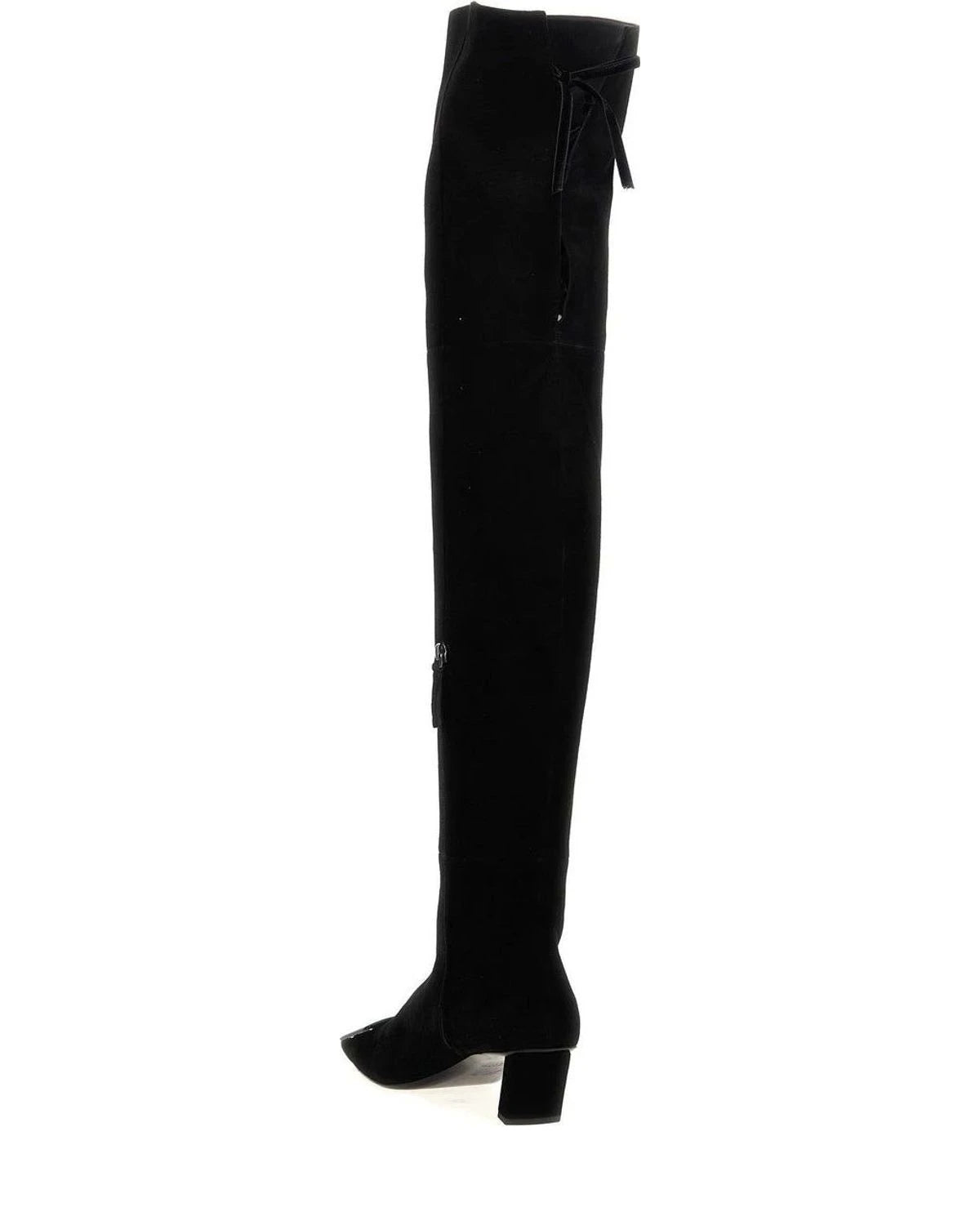 Roger Vivier Knee High Boots in black, Goat Leather — view 3