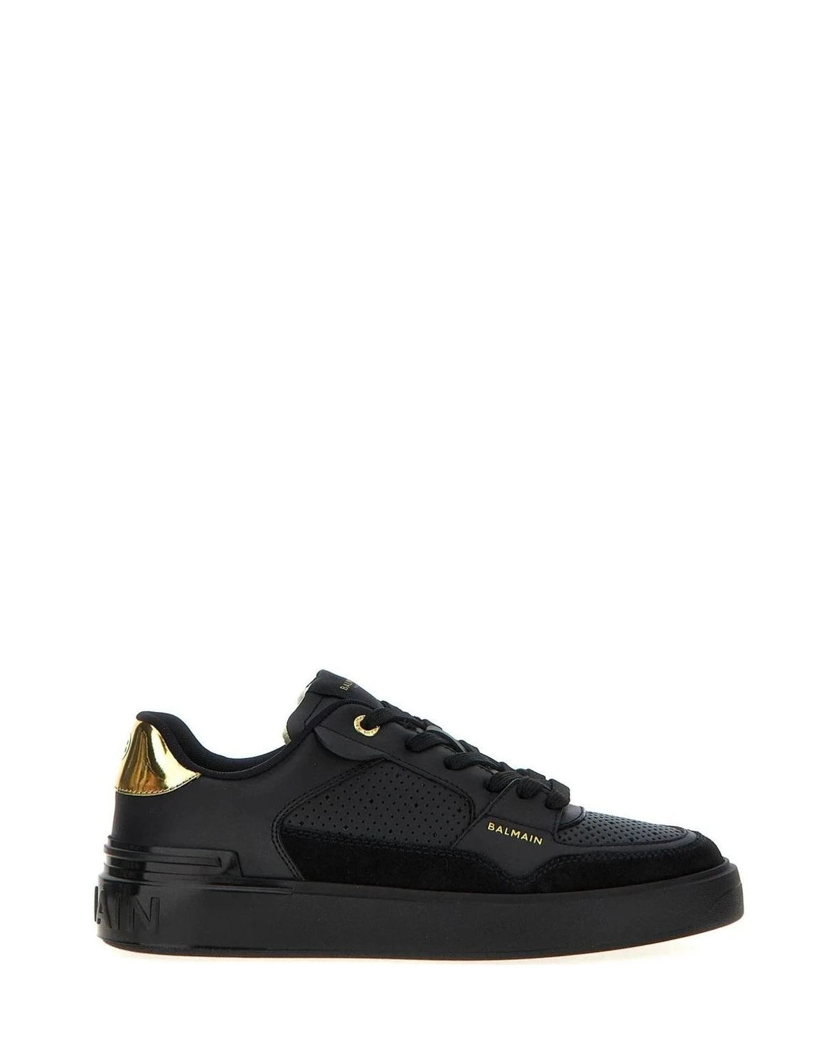 Balmain Sneakers in black, Calfskin Leather