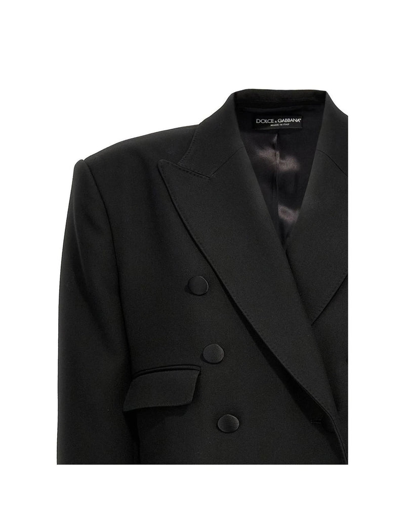 Dolce & Gabbana Overcoat in black, Virgin Wool — view 3