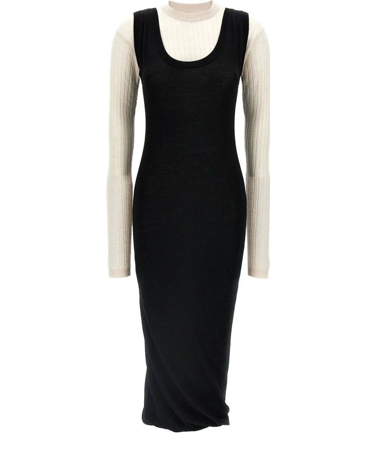 Marni Dresse in black, Wool