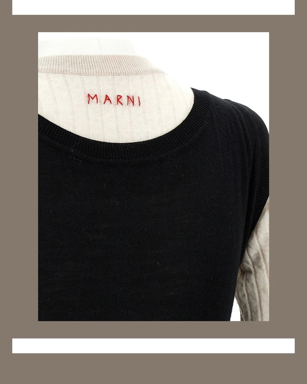 Marni Dresse in black, Wool — view 4