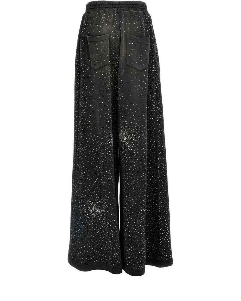 Giuseppe Di Morabito Palazzo Pant in black, Cotton — view 2