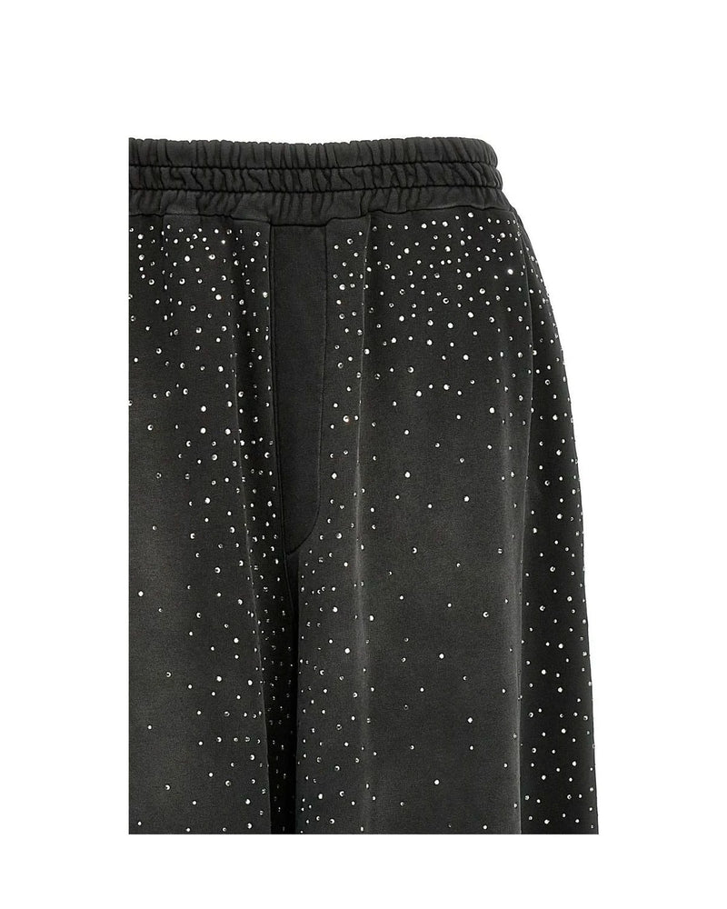 Giuseppe Di Morabito Palazzo Pant in black, Cotton — view 3