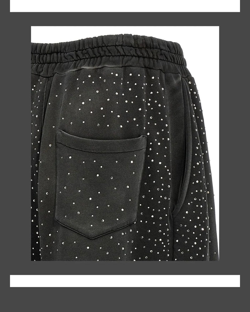 Giuseppe Di Morabito Palazzo Pant in black, Cotton — view 4
