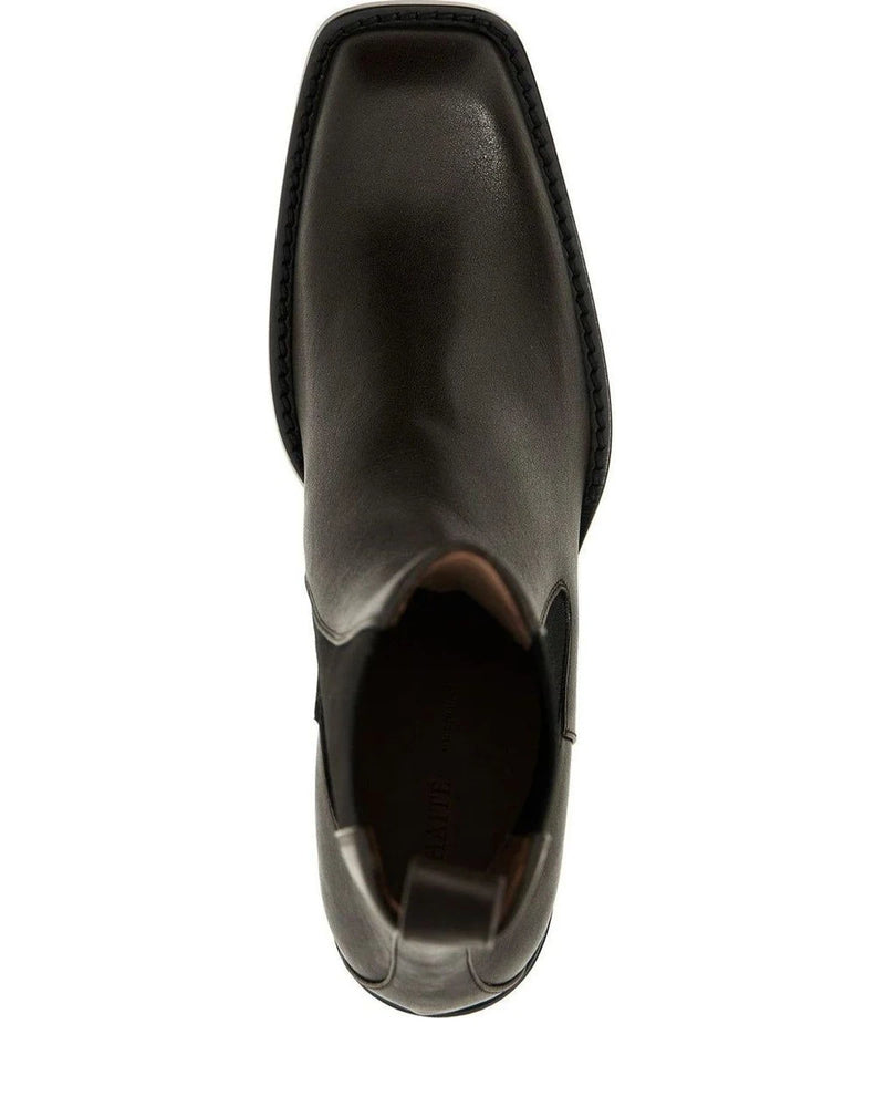 Khaite Boots in brown, Calfskin Leather — view 4