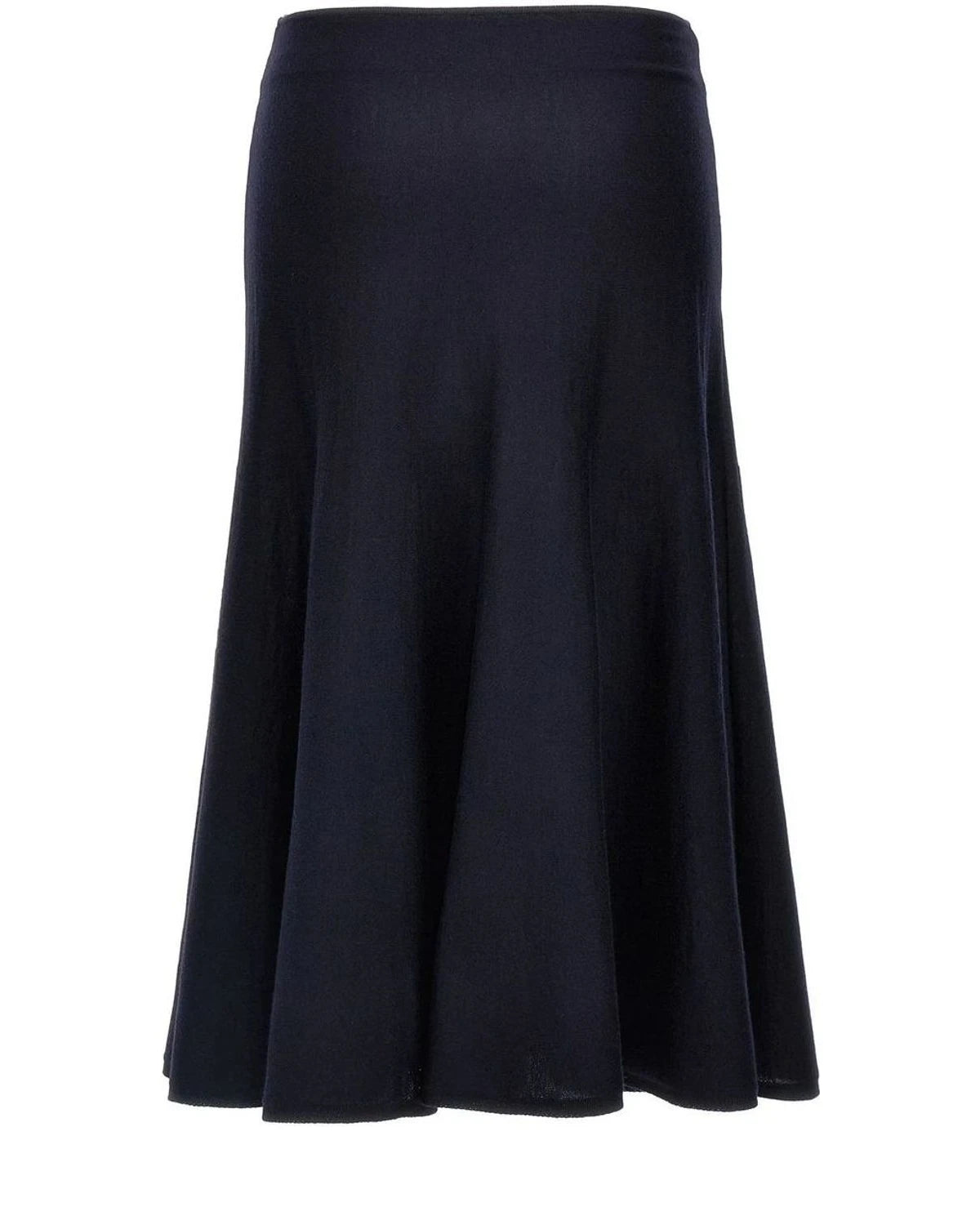Khaite Skirt in blue, Wool — view 2