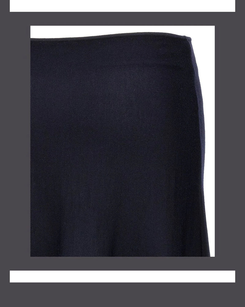 Khaite Skirt in blue, Wool — view 4