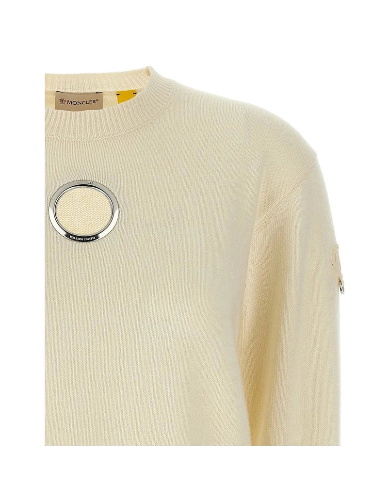 MONCLER GENIUS Sweater in white — view 3