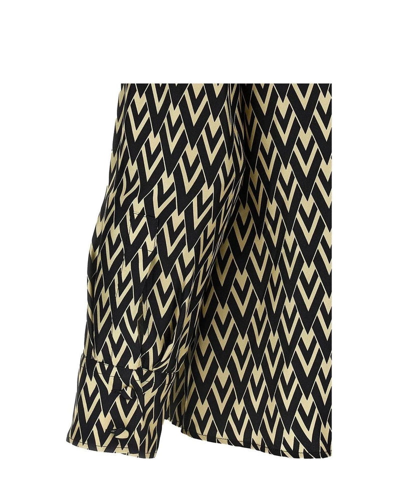 Valentino Garavani Dress Shirt in black, Silk — view 4