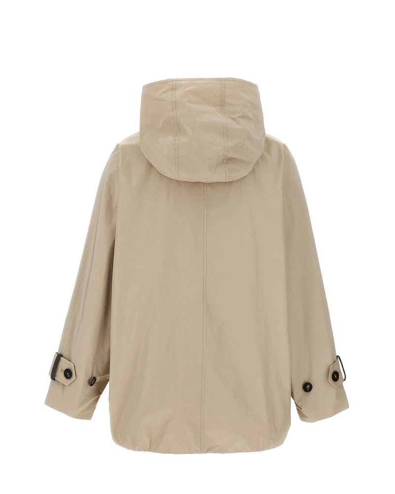 Brunello Cucinelli Trench Coat in beige, Polyester — view 2