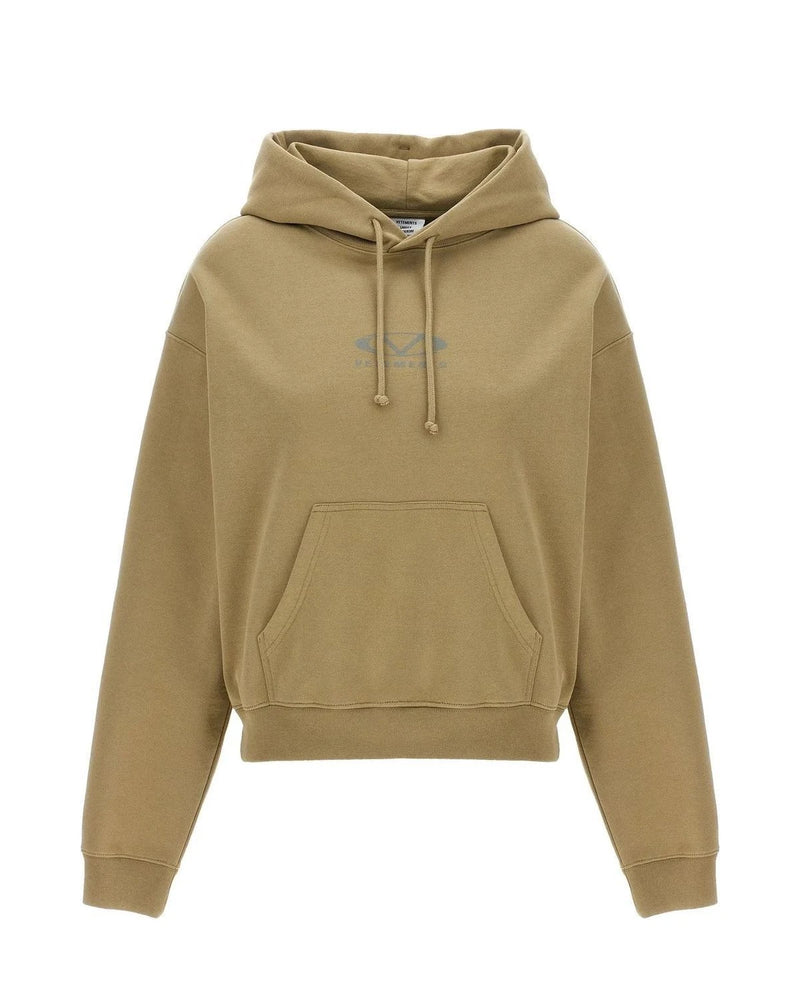 Vetements Hoodie in beige, Cotton