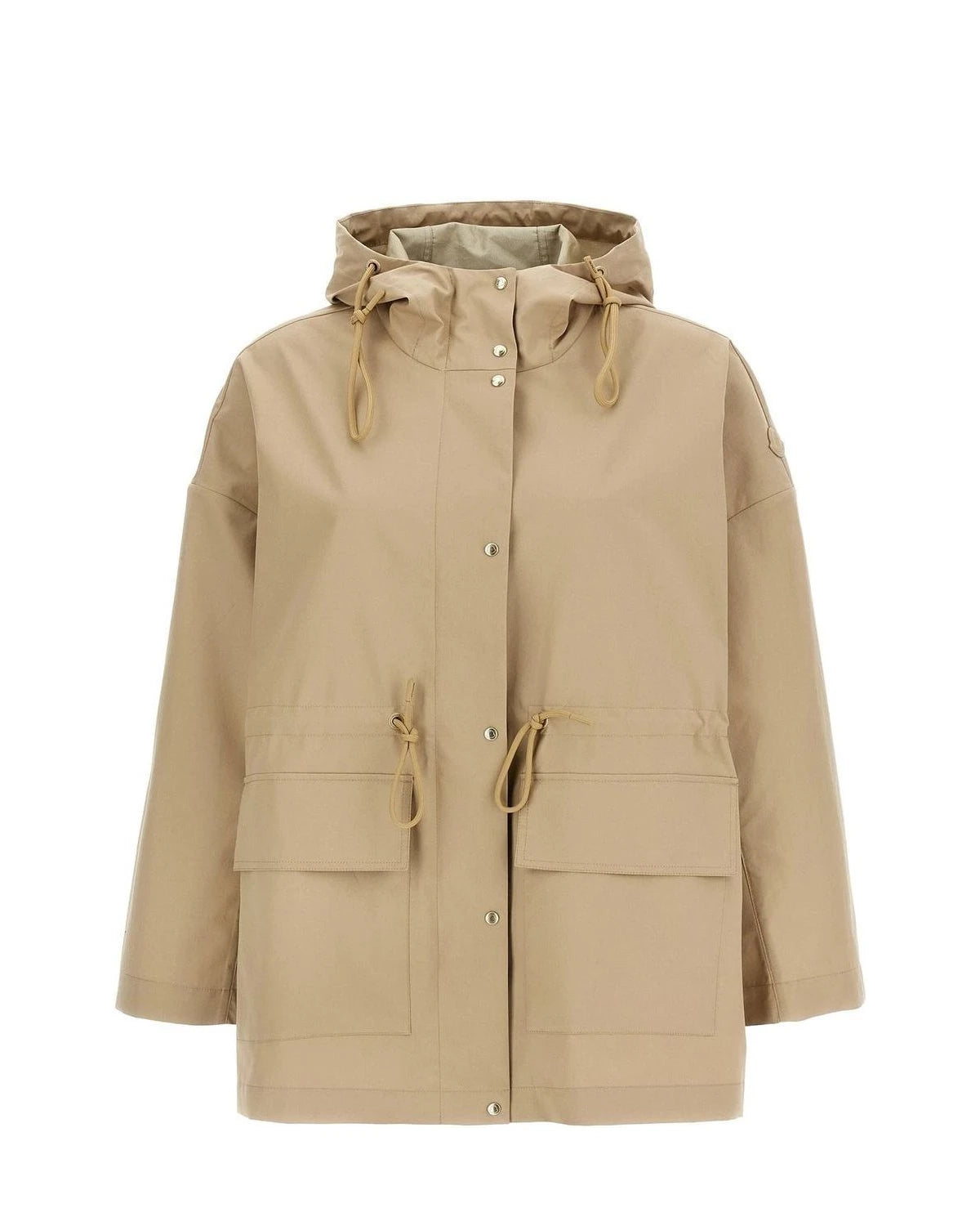 Moncler Parka in beige, Cotton