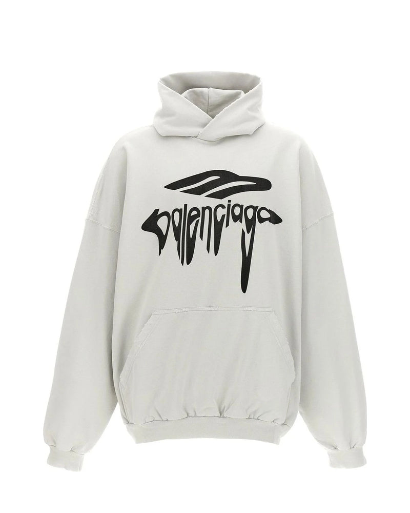 Balenciaga Hoodie in white, Cotton