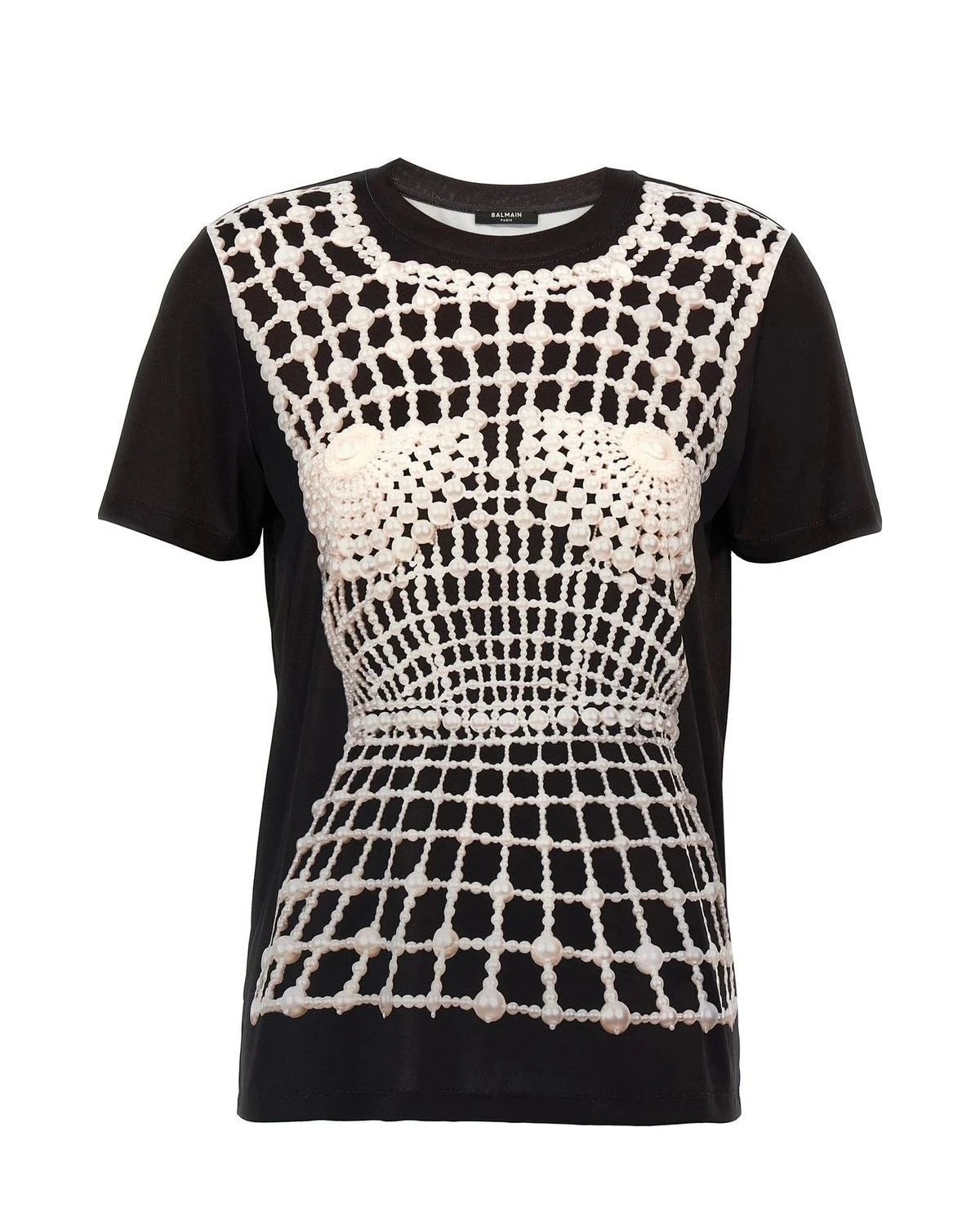 Balmain T-Shirt in black, Organic Cotton