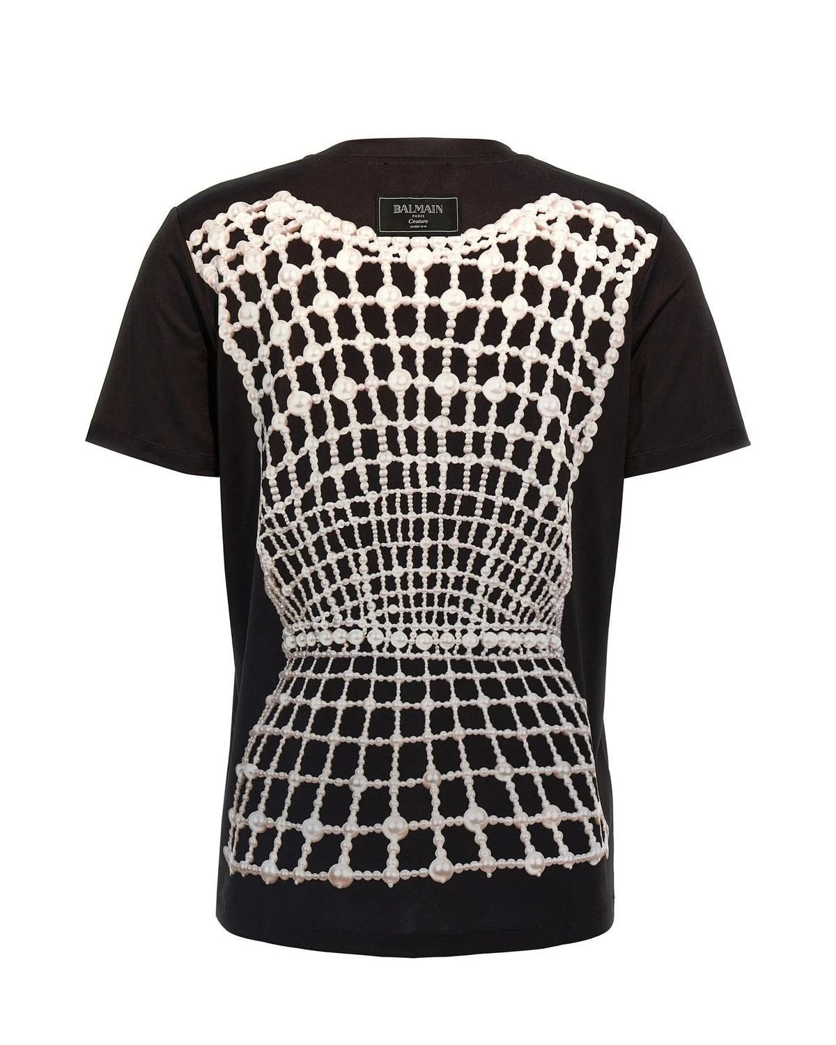 Balmain T-Shirt in black, Organic Cotton — view 2