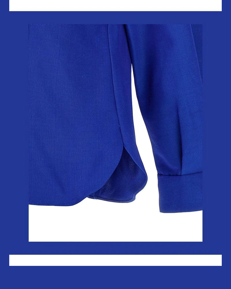 Carolina Herrera Blouse in blue, Cotton — view 4