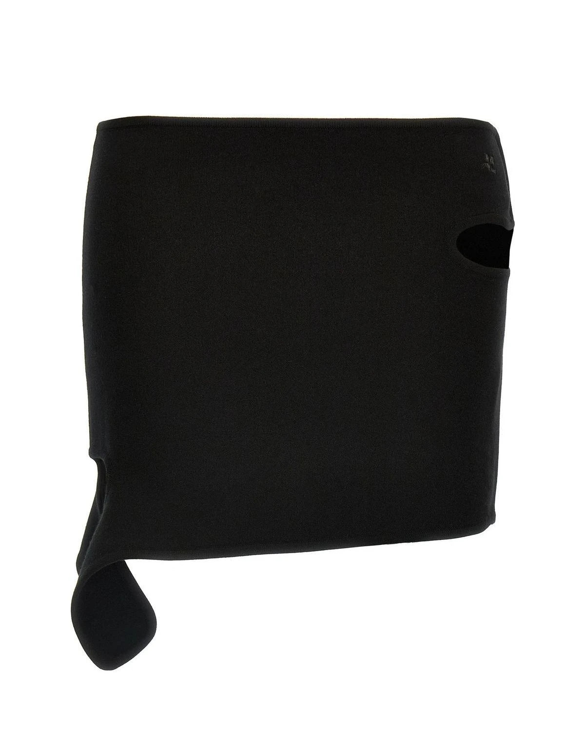 Courrèges Skirt in black, Viscose